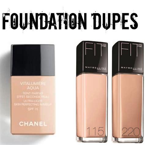 dupe for Chanel vitalumiere foundation